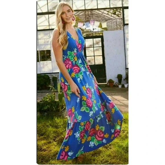 slit dress maxi Simply Enticing Flowy Maxi Front Slit Dress